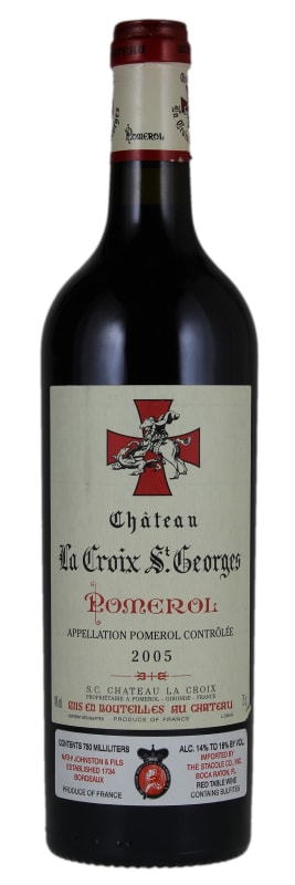 Chateau La Croix St. Georges 2005 Front Bottle Shot