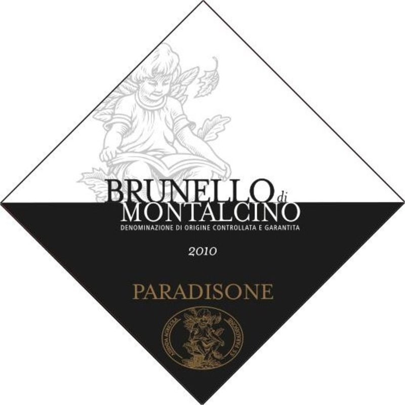 Paradisone Brunello di Montalcino Sangiovese 2010 Front Label