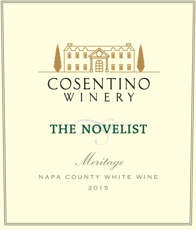 Cosentino The Novelist White Meritage 2015 Front Label