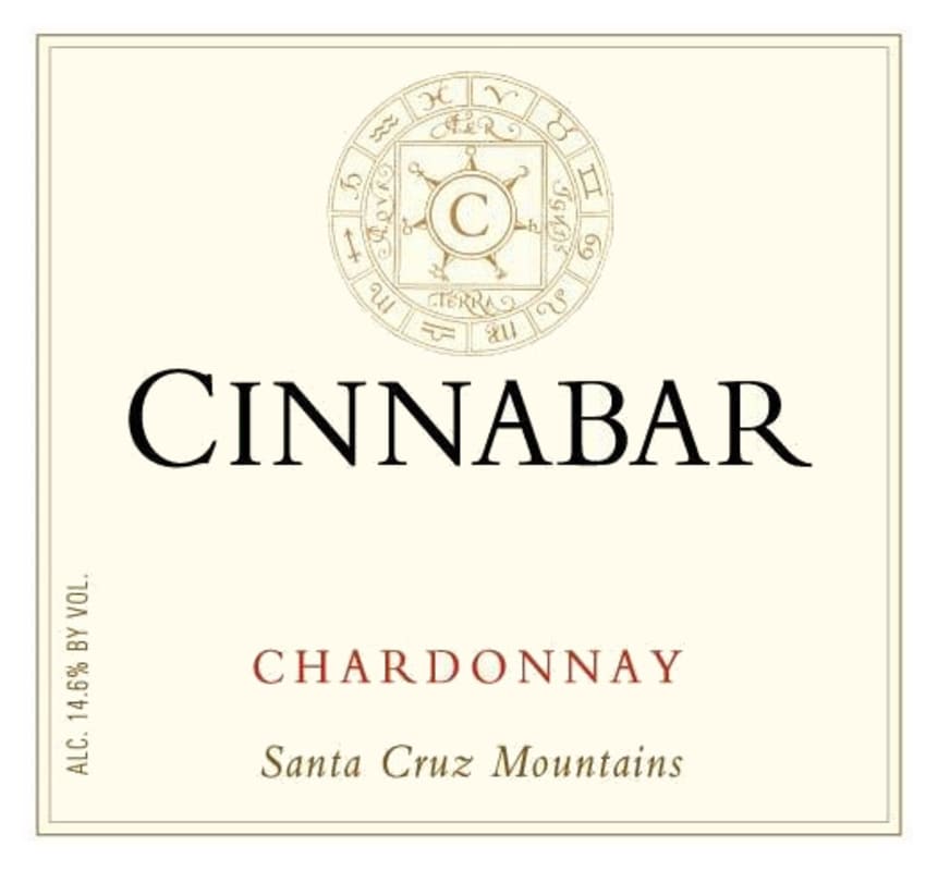 Cinnabar Santa Cruz Mountains Chardonnay 2009 Front Label