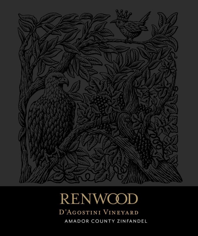 Renwood D'Agostini Vineyard Zinfandel 2014 Front Label