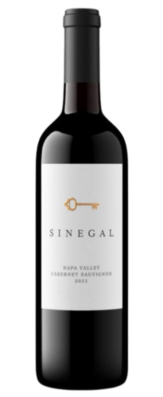 Sinegal Estate Cabernet Sauvignon 2021 Front Bottle Shot