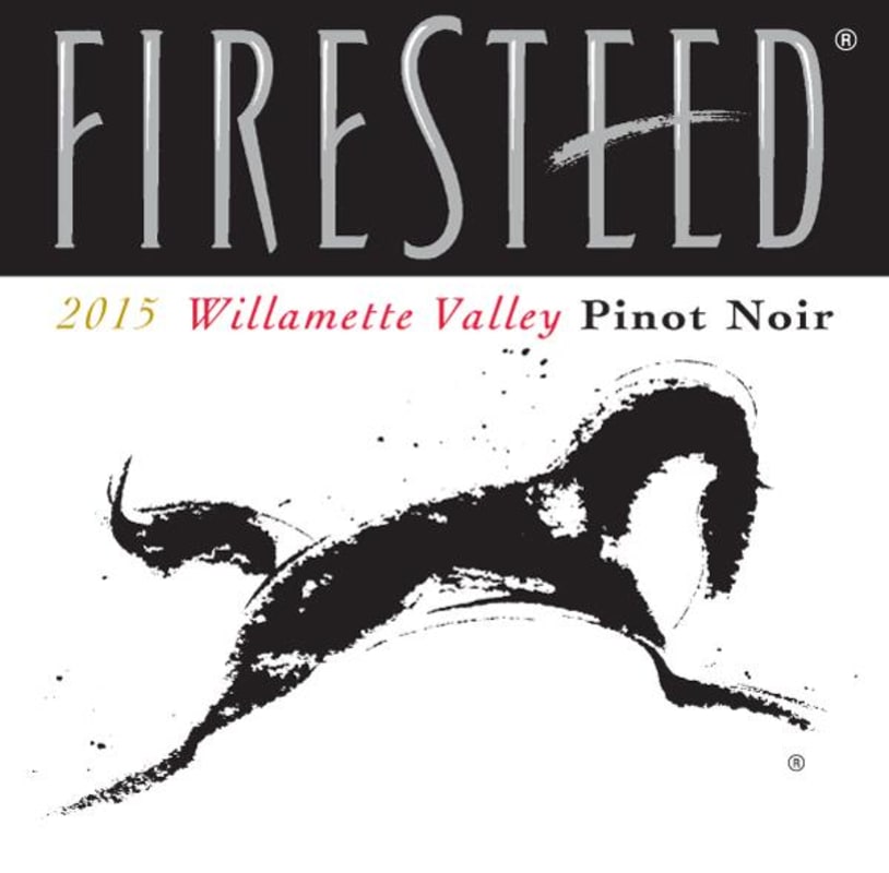 Firesteed Oregon Pinot Noir 2015 Front Label