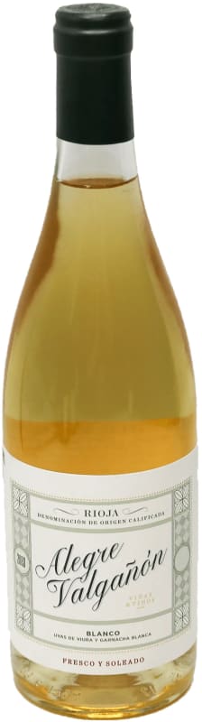Alegre Valganon Rioja Blanco 2019 Front Bottle Shot