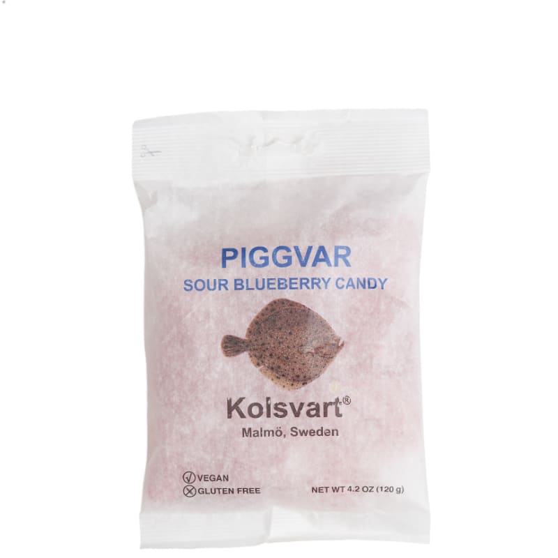 Kolsvart Piggvar Sour Blueberry Candy Fish 4.2oz Gift Product Image