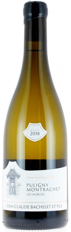 Jean-Claude Bachelet Puligny-Montrachet Les Aubues 2018 Front Bottle Shot