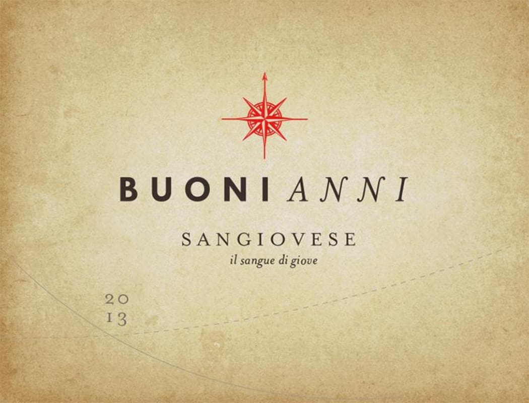 Cent'Anni Vineyards Buoni Anni Sangiovese 2013 Front Label