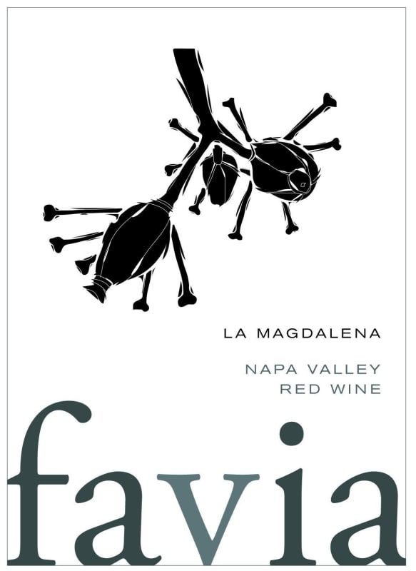 Favia La Magdelena Red 2008 Front Label