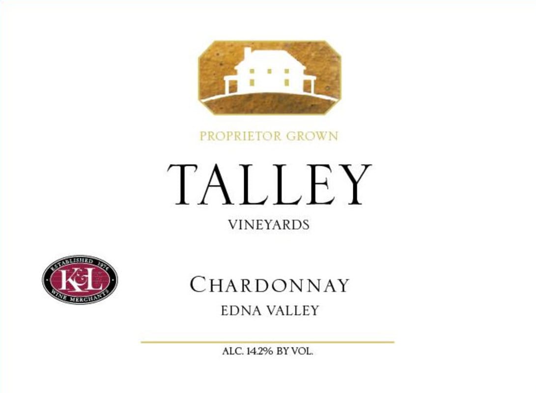 Talley Edna Valley Chardonnay 2015 Front Label