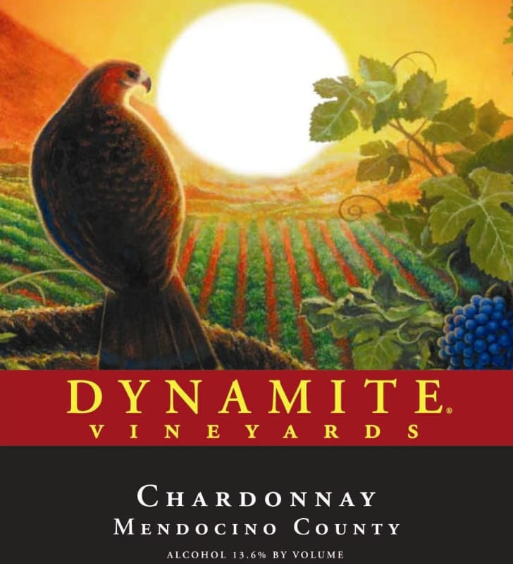 Dynamite Vineyards Chardonnay 2013 Front Label