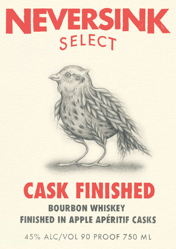 Neversink Select Bourbon Whiskey Front Label