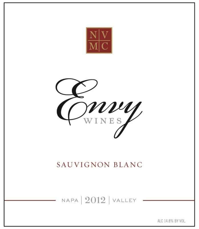 Envy Wines Sauvignon Blanc 2012 Front Label