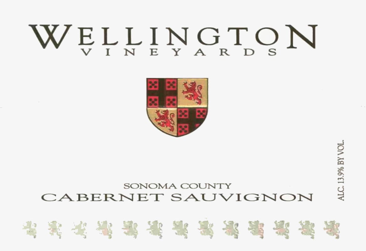 Wellington Vineyards Cabernet Sauvignon 2007 Front Label
