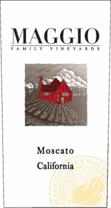 Maggio Family Vineyards Moscato 2015 Front Label
