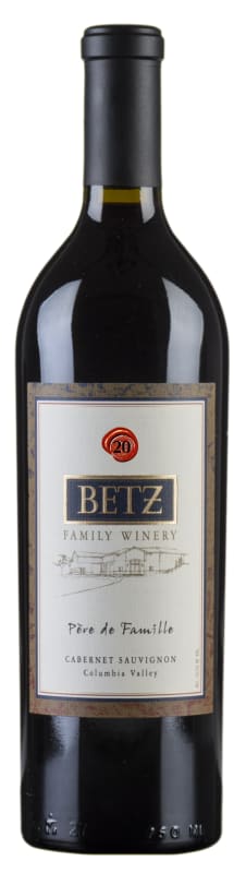 Betz Family Winery Pere de Famille Cabernet Sauvignon 2018 Front Bottle Shot