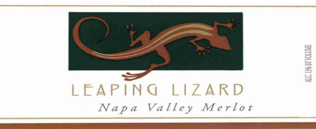 Adler Fels Leaping Lizard Merlot 2004 Front Label