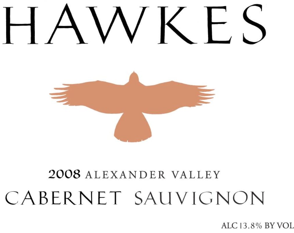 Hawkes Wines Cabernet Sauvignon 2008 Front Label