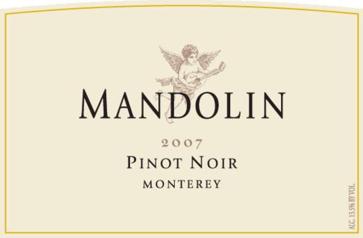 Mandolin Pinot Noir 2007 Front Label