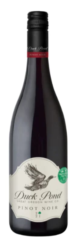 Duck Pond Oregon Pinot Noir 2021 Front Bottle Shot