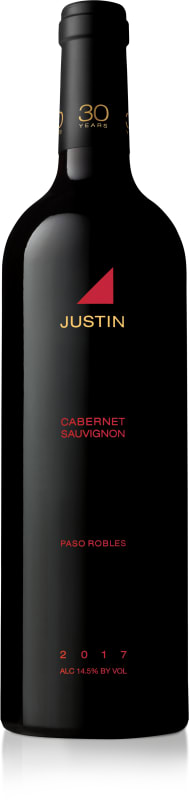 Justin Cabernet Sauvignon 2017 Front Bottle Shot