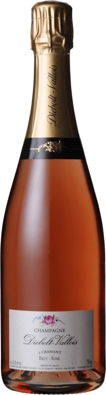 Diebolt-Vallois Rose Brut Front Bottle Shot