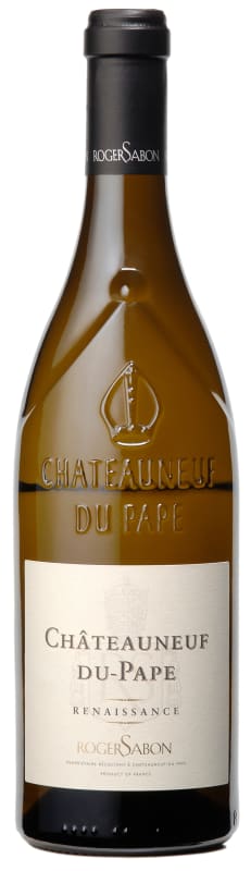Roger Sabon Chateauneuf-du-Pape Renaissance Blanc 2019 Front Bottle Shot