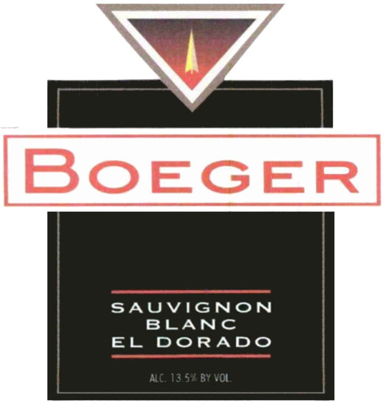 Boeger Sauvignon Blanc 2010 Front Label