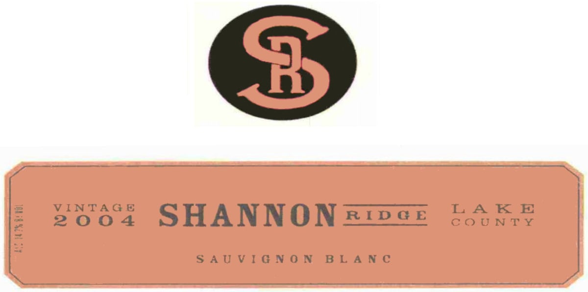Shannon Ridge Sauvignon Blanc 2004 Front Label