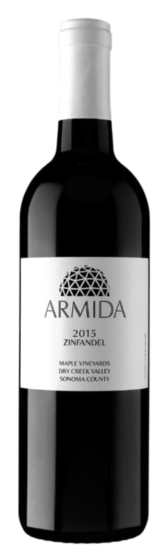 Armida Maple Vineyard Zinfandel 2015 Front Bottle Shot