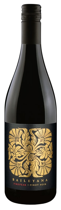 Baileyana Firepeak Pinot Noir 2018 Front Bottle Shot