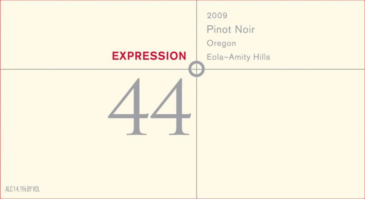 Expression 44 Pinot Noir 2009 Front Label