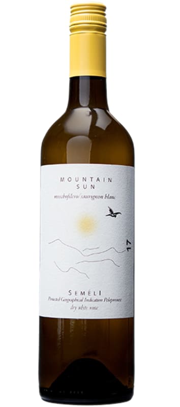 Semeli Mountain Sun White 2018 Front Bottle Shot