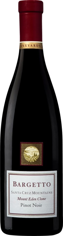 Bargetto Mount Eden Clone Pinot Noir 2018 Front Bottle Shot