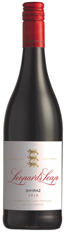 Leopard's Leap Wines Shiraz 2018 Front Bottle Shot
