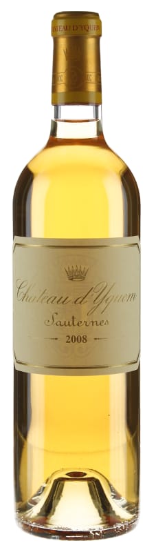 Chateau d'Yquem Sauternes 2008 Front Bottle Shot