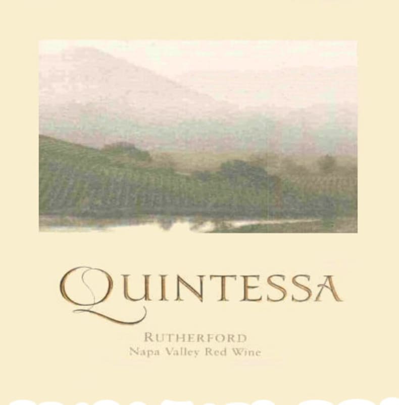 Quintessa Red 1997 Front Label