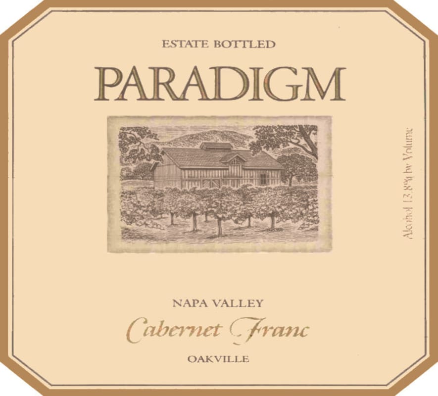 Paradigm Cabernet Franc 2004 Front Label