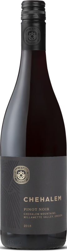 Chehalem Estate Grown Chehalem Mountains Pinot Noir 2018 Front Bottle Shot