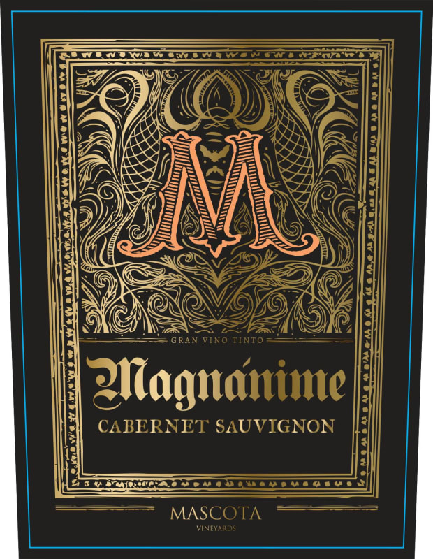 Mascota Vineyards Magnanime Cabernet Sauvignon 2013 Front Label