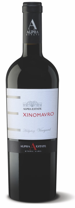 Alpha Estate Hedgehog Vineyard Xinomavro 2017 Front Bottle Shot