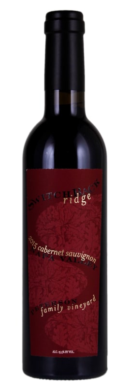 Switchback Ridge Peterson Family Vineyard Cabernet Sauvignon 2015 Front Bottle Shot