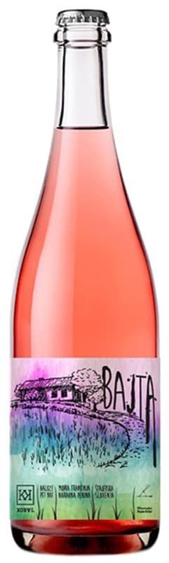 Vina Kobal Bajta Pet Nat Rose 2023 Front Bottle Shot