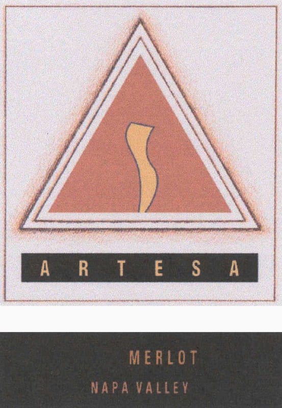 Artesa Merlot 2005 Front Label
