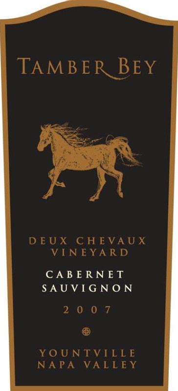 Tamber Bey Deux Chevaux Vineyard Cabernet Sauvignon 2007 Front Label