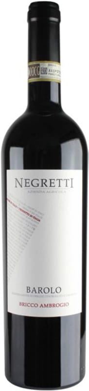 Negretti Barolo Bricco Ambrogio 2013 Front Bottle Shot