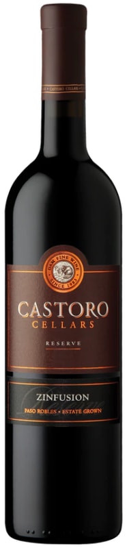 Castoro Cellars Zinfusion Reserve Zinfandel 2018 Front Bottle Shot