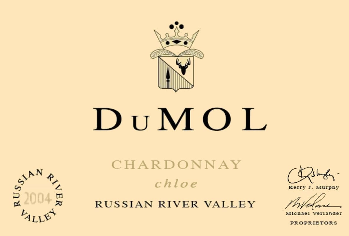 DuMOL Chloe Chardonnay 2004 Front Label
