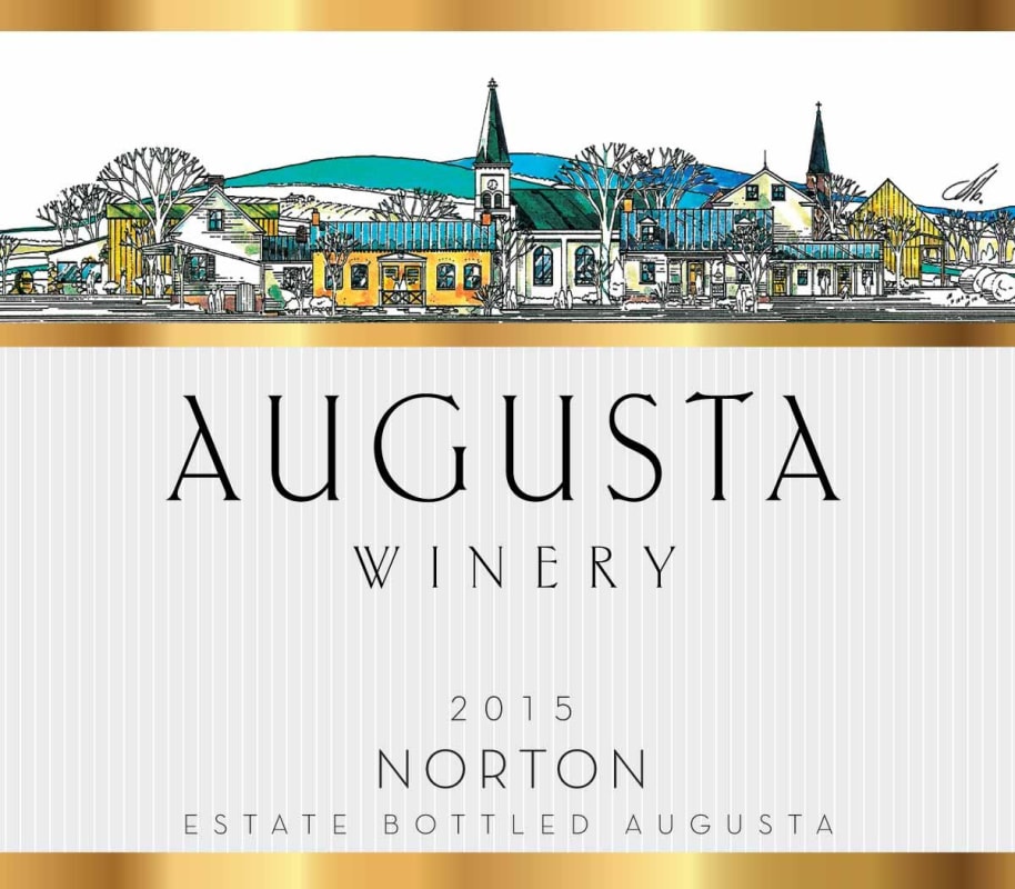 Augusta Winery Norton 2015 Front Label