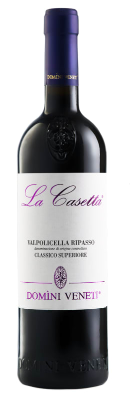 Domini Veneti La Casetta Valpolicella Ripasso Classico Superiore 2018 Front Bottle Shot