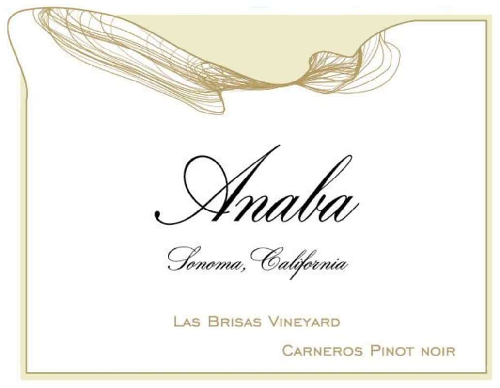 Anaba Las Brisas Vineyard Pinot Noir 2014 Front Label